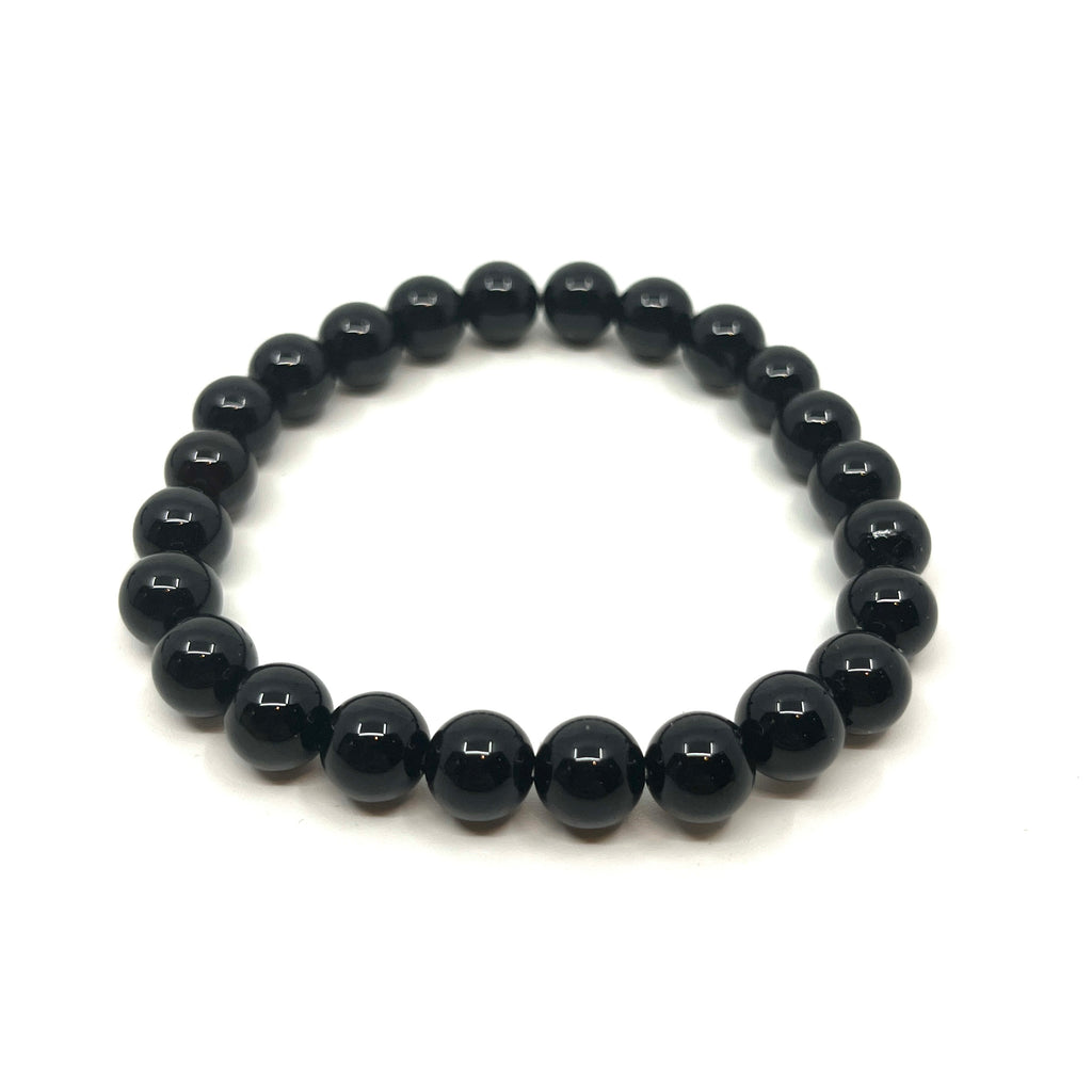 Black Onyx Gemstone String Bracelet