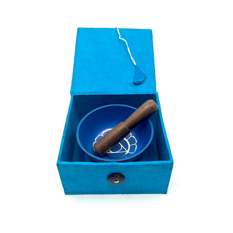 Chakra Singing Bowl - Light Blue image 5