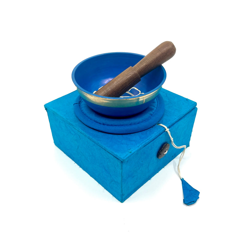 Chakra Singing Bowl - Light Blue image 3