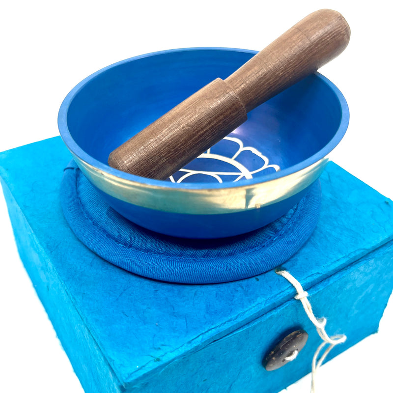 Chakra Singing Bowl - Light Blue image 2