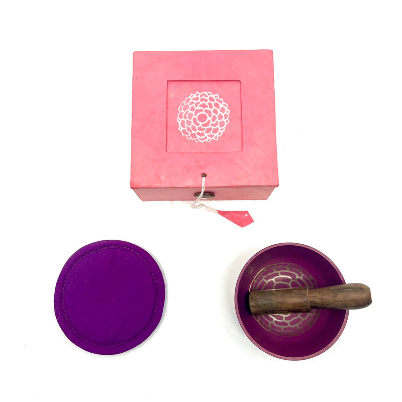 Chakra Singing Bowl - Pink image 4