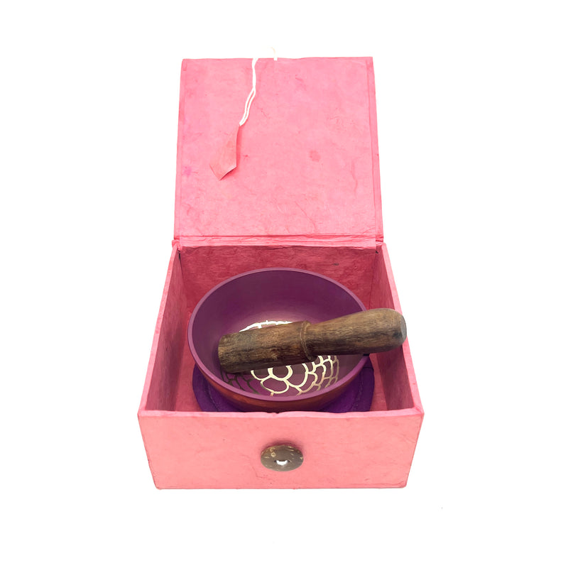 Chakra Singing Bowl - Pink image 5