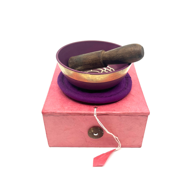 Chakra Singing Bowl - Pink image 3