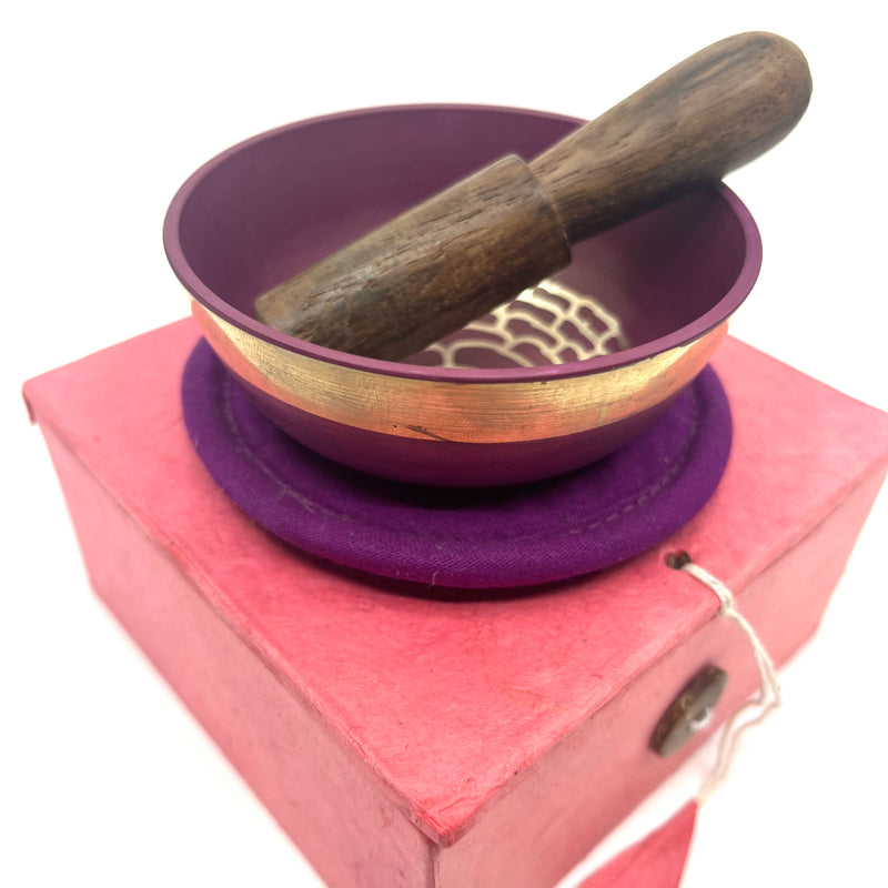 Chakra Singing Bowl - Pink image 1