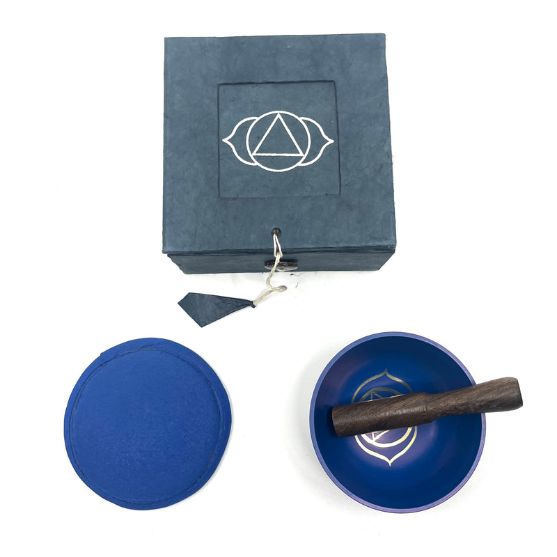 Dark Blue Chakra Singing Bowl image 6