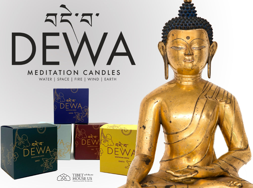 Large Set of 5 Dewa Candles