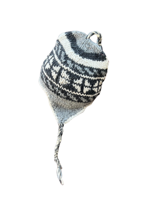 Wool Handknit Earflap Beanie image 3