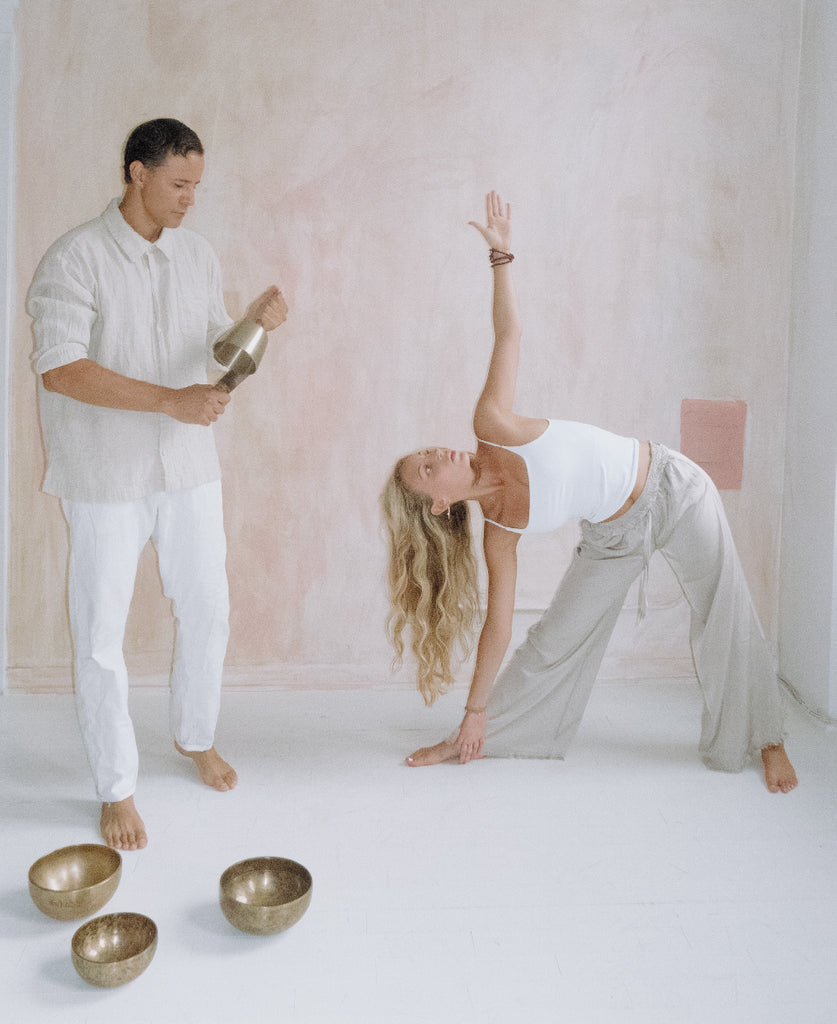 Weekly Gentle Yoga & Sound Meditation | with Franck Raharinosy and Margot Langman