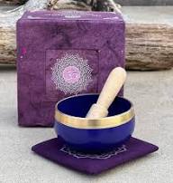 Crown Chakra Singing Bowl: Purple 3.5