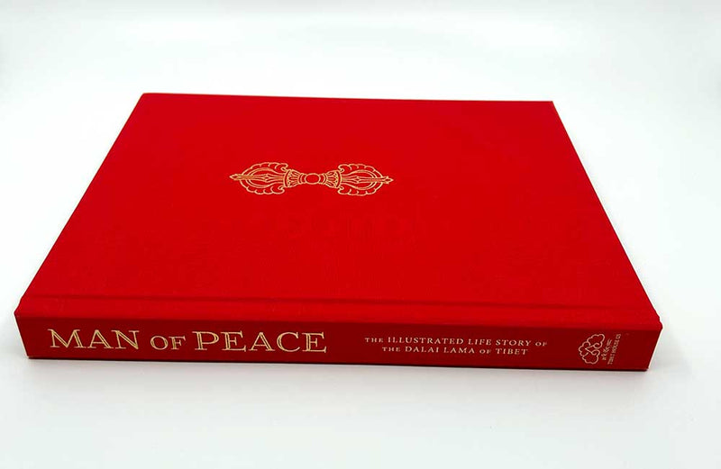 Man of Peace: The Illustrated Life Story of the Dalai Lama of Tibet by William Meyers, Robert A.F. Thurman, Michael G. Burbank (Hardcover) image 4