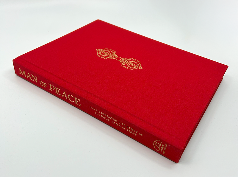 Man of Peace: The Illustrated Life Story of the Dalai Lama of Tibet by William Meyers, Robert A.F. Thurman, Michael G. Burbank (Hardcover) image 3