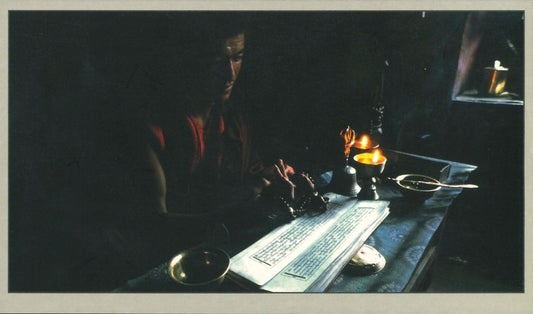 Studying Monk Card - TIBET HOUSE US NYC